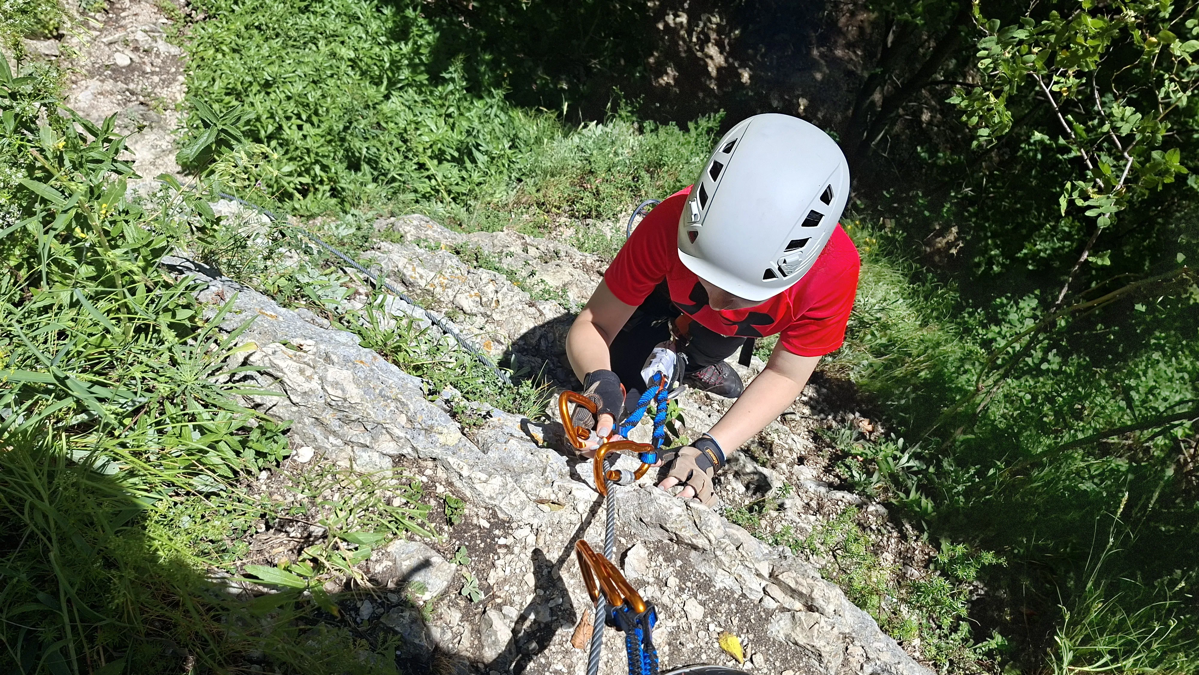Via-ferrata si asigurarea suplimentară